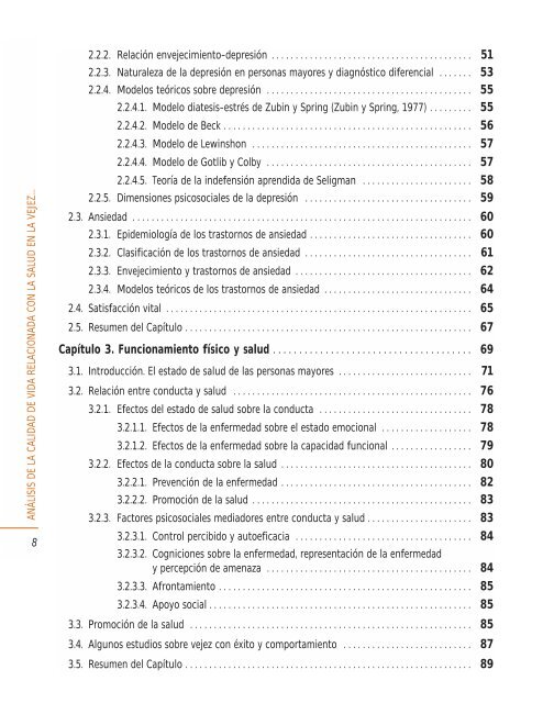 Análisis de la calidad de vida relacionada con la salud en la vejez ...