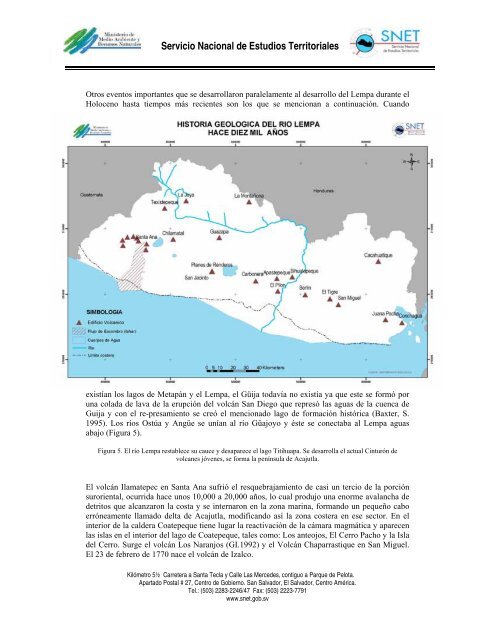 Nacimiento y Desarrollo del río Lempa - SNET