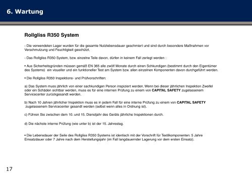 Sicherungs- und Rettungssystem Bedienungs- und ... - Mercateo