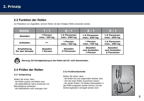 Sicherungs- und Rettungssystem Bedienungs- und ... - Mercateo