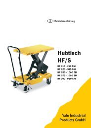 Hubtisch HF/S - O. Rosinski GmbH