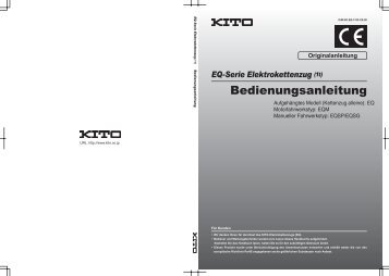 Betriebsanleitung EQ - O. Rosinski GmbH