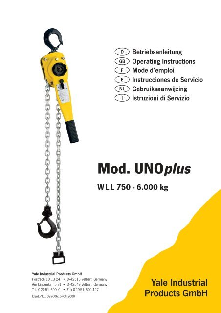 Mod. UNOplus - O. Rosinski GmbH