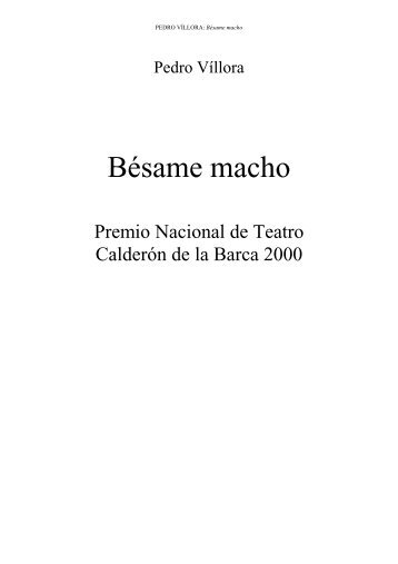 Bésame macho.pdf - Pedro Víllora