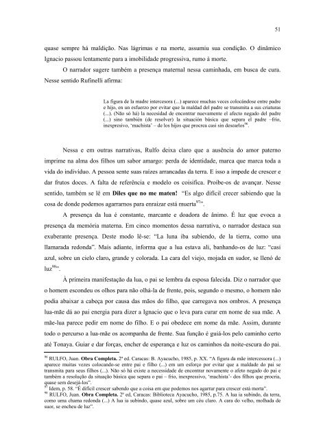 a morte e as mortes na obra de juan rulfo - Universidade Federal de ...