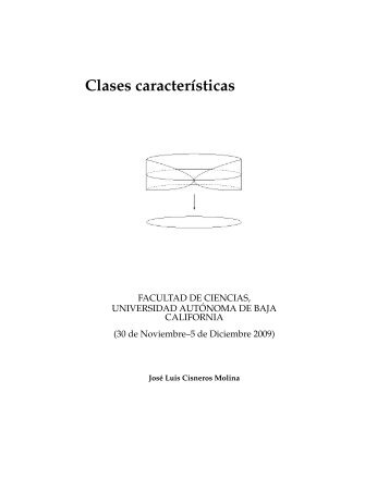Clases Características - Instituto de Matemáticas, Unidad ...