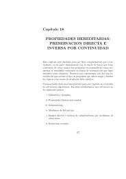 Cap´ıtulo 18 PROPIEDADES HEREDITARIAS: PRESERVACION ...