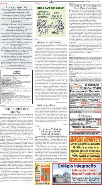 Edição 1201 - Jornal do Cambuci & Aclimação