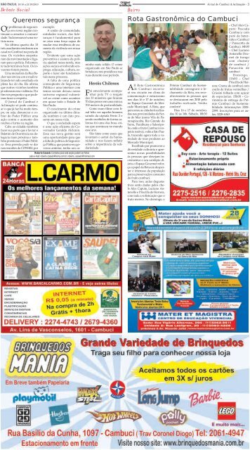 Edição 1201 - Jornal do Cambuci & Aclimação