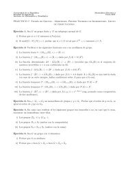 Morfismos, Primer Teorema de Isomorfismo, Grupo de ... - IMERL