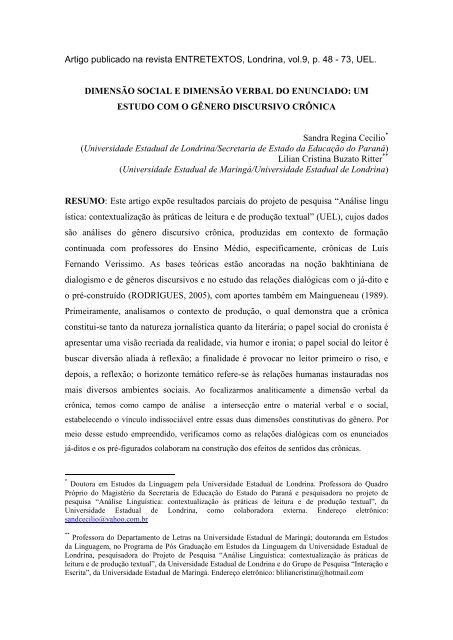 Perguntas referentes à análise da crônica de Luis Fernando Verissimo: 1. O  texto que acabamos de ler 