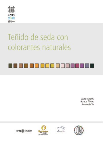Teñido de seda natural con colorantes naturales final