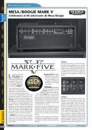 MESA BOOGIE: MARK V, algo más qeu un amplificador...