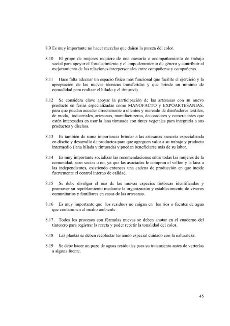 "Transferencia tecnológica en los procesos de hilado y tinturado de ...