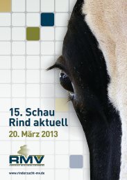 15. Schau Rind aktuell - Rinderzucht Mecklenburg Vorpommern