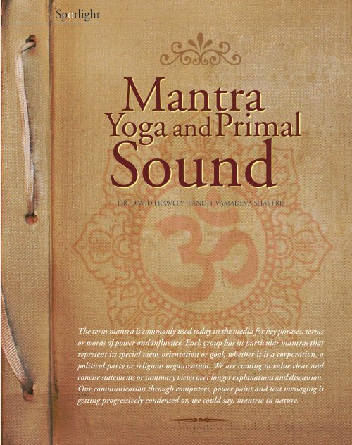 Primal Yoga and Primal Yoga and - Ayurveda