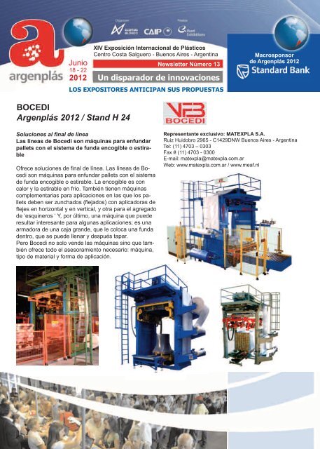 Vogel & Co promocionará a Erema Argenplás 2012 - Emma ...
