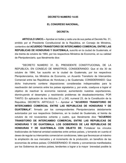 acuerdo multilateral transitorio de libre comercio entre el