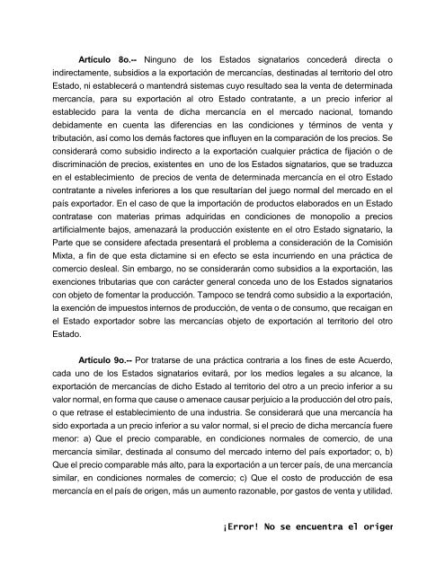 acuerdo multilateral transitorio de libre comercio entre el