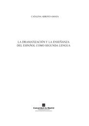 Dramatización y la enseñanza del español como ... - Aula Intercultural