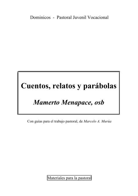 Parábolas de Mamerto Menapace, osb