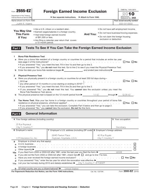 Tax Guide for U.S. Citizens and Resident Aliens Abroad