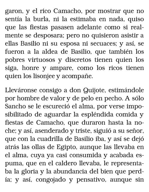El ingenioso hidalgo don Quijote de la Mancha, II - Ataun