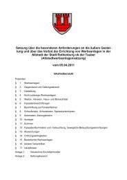 Werbeanlagensatzung-Altstadt 2011 - Rothenburg ob der Tauber
