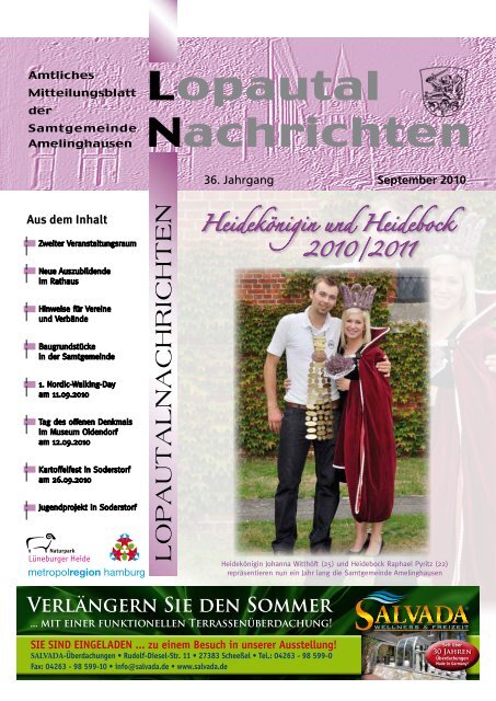 Lopautal Nachrichten 09/2010 - Amelinghausen