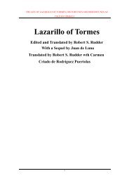 Lazarillo of Tormes