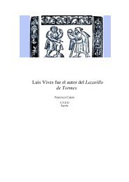 Luis Vives fue el autor del Lazarillo de Tormes