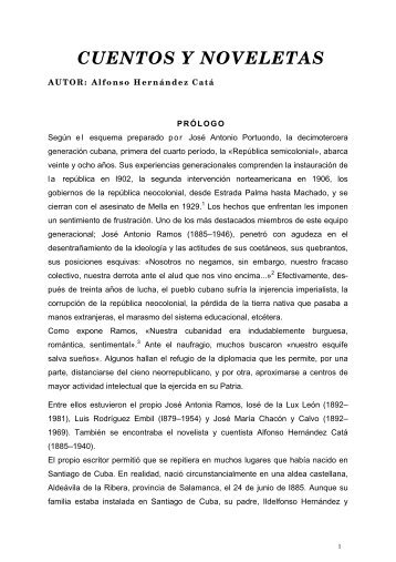 Cuentos y noveletas.pdf - Biblioteca Digital de Cuba