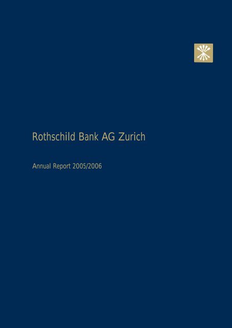 Rothschild Bank AG Zurich - Rothschild | Private Banking & Trust