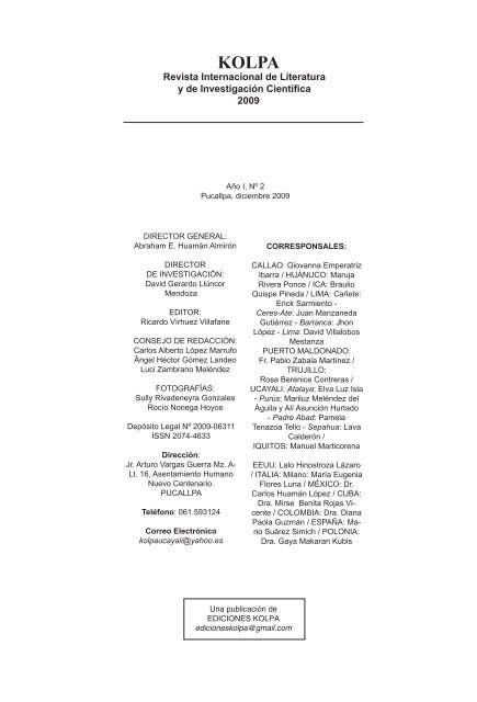 Revista Internacional De Literatura Y De Investigacion Cientifica 2009 revista internacional de literatura y
