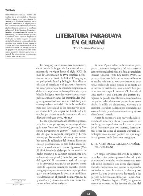 Mitos':La mitología paraguaya en novela - Paraguay.com