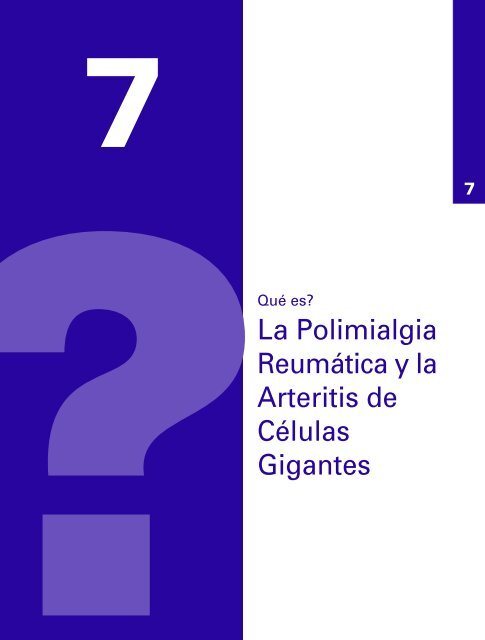 Qué es? La Polimialgia Reumática y la Arteritis de Células Gigantes