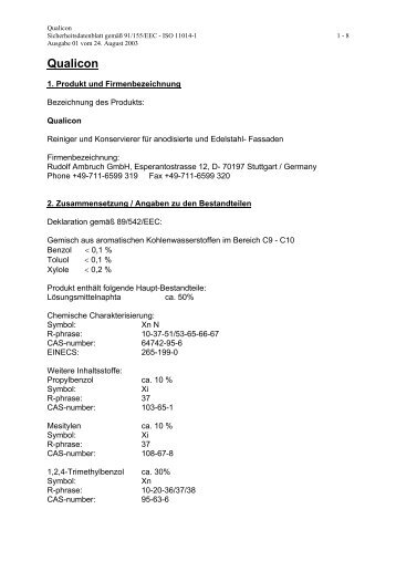 Qualicon - Ambruch Fassadenpflege Gmbh