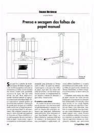 Prensa e secagem das folhas d e papel manual - Celso Foelkel