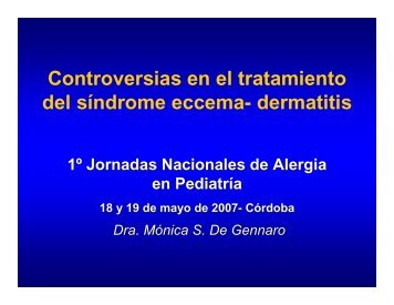 Dermatitis - Sociedad Argentina de Pediatría