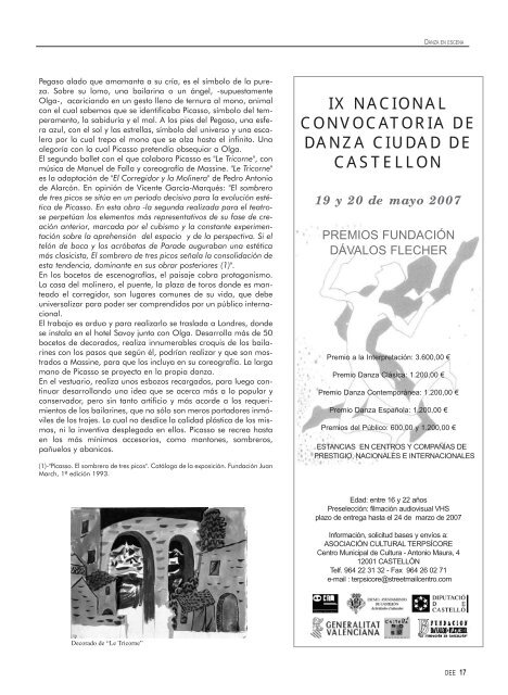 Formato PDF - Casa de la Danza