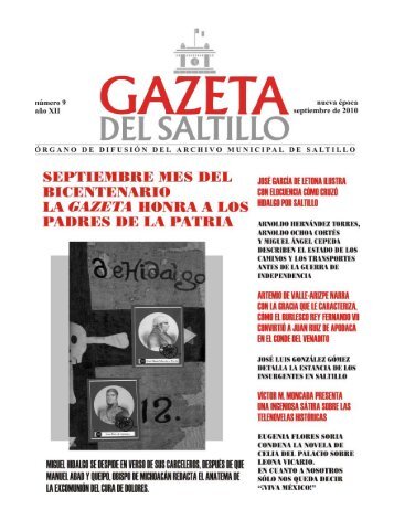 gazeta del saltillo - Archivo Municipal