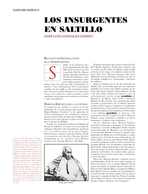 gazeta del saltillo - Archivo Municipal