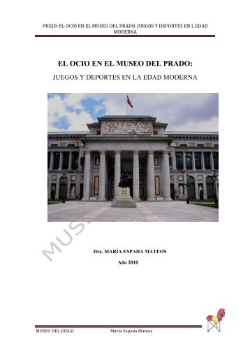 MUSEO DEL PRADO María Espada - Museo del Juego