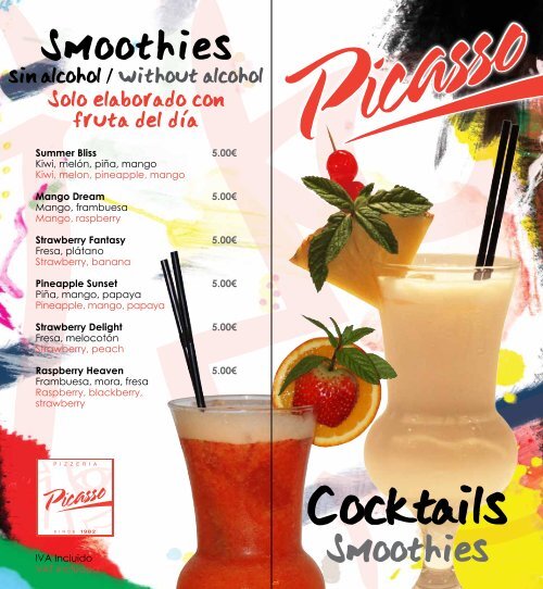 Cocktails - Pizzeria Picasso