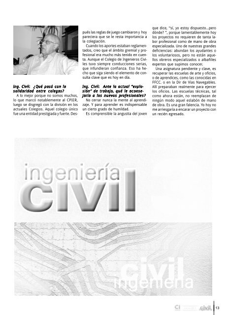 editorial - Colegio de Profesionales Ingenieros Civiles de Entre Ríos