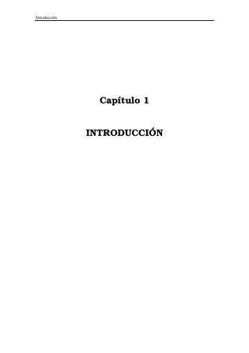 Capítulo 1 INTRODUCCIÓN - RiuNet - Universidad Politécnica de ...