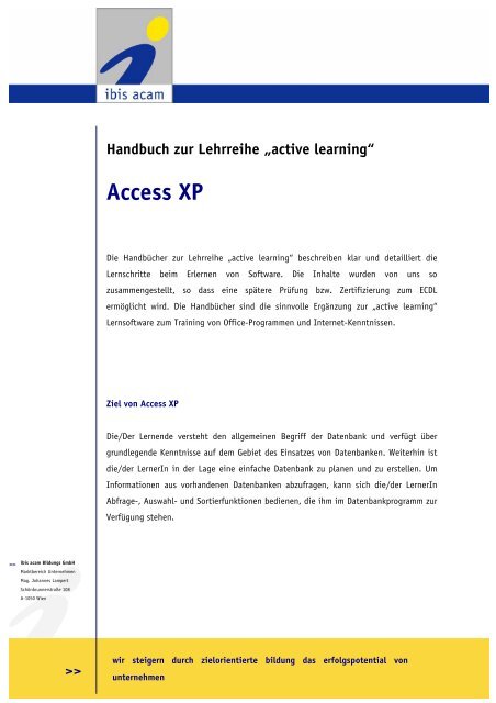 Access XP