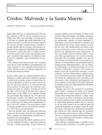 Credos: Malverde y la Santa Muerte - Este País