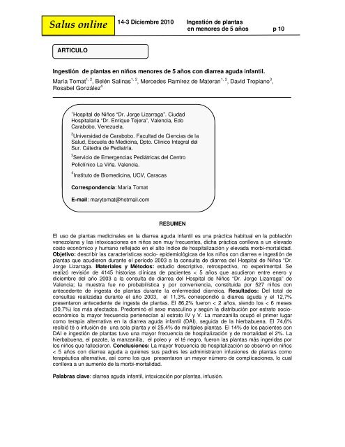 tipos de diarrea pediatria pdf