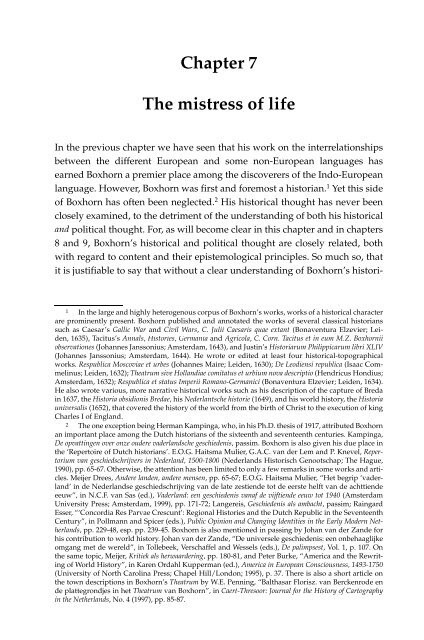 historical and political thought in the seventeenth - RePub - Erasmus ...